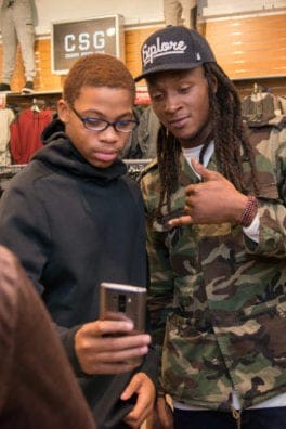 December 20, 2016; HOUSTON, TX -- DeAndre Hopkins 1st Annual Holiday Giveaway