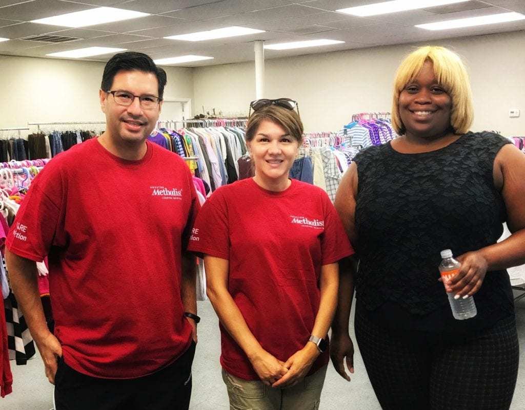 A big Thank You to the Houston Methodist I Care In Action team members for their help working the HCC Closet this past month!