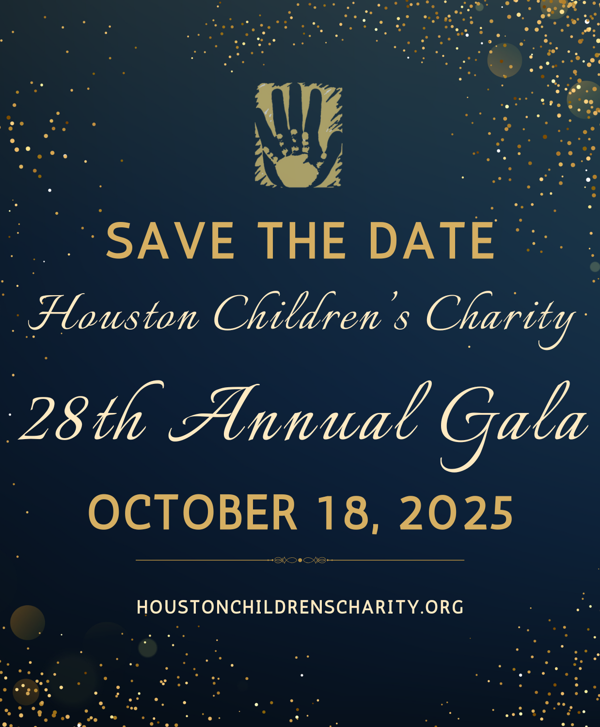 Save the Date - HCC's 28th Annual Gala October 18, 2025