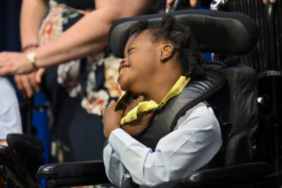 An image for the Houston Children's Charity Chariots for Children van distribution day where a record 98 wheelchair equipped vans were distributed at the Post Oak Hotel in Houston, TX on March 23, 2026.