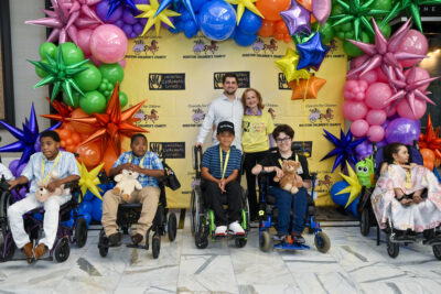 An image for the Houston Children's Charity Chariots for Children van distribution day where a record 98 wheelchair equipped vans were distributed at the Post Oak Hotel in Houston, TX on March 23, 2026.