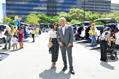 An image for the Houston Children's Charity Chariots for Children van distribution day where a record 98 wheelchair equipped vans were distributed at the Post Oak Hotel in Houston, TX on March 23, 2026.
