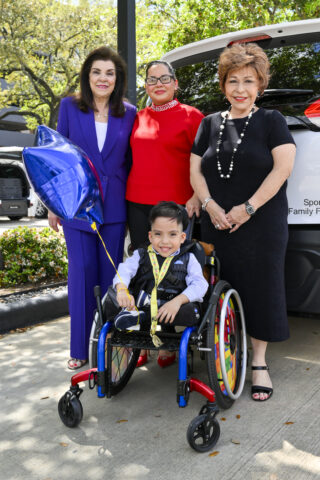 An image for the Houston Children's Charity Chariots for Children van distribution day where a record 98 wheelchair equipped vans were distributed at the Post Oak Hotel in Houston, TX on March 23, 2026.